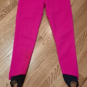 Ski Pants Women's size 8 Tyrolia Schoeller of Switzerland. Stretch. Magenta